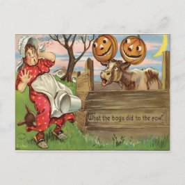 Vintage Halloween Briefkaart