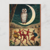 Vintage Halloween Briefkaart (Voorkant)