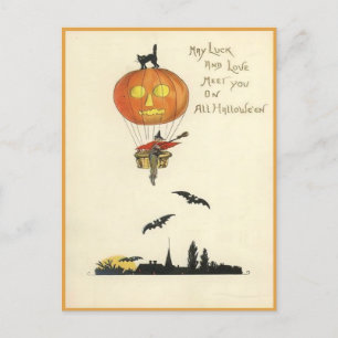 Vintage Halloween Briefkaart