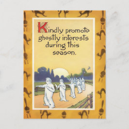 Vintage Halloween Briefkaart