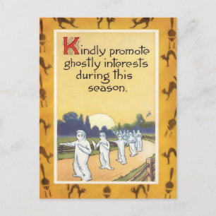 Vintage Halloween Briefkaart