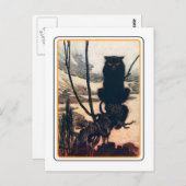 Vintage Halloween Briefkaart (Voorkant / Achterkant)