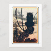 Vintage Halloween Briefkaart (Voorkant)