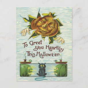 Vintage Halloween Briefkaart
