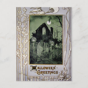 Vintage Halloween Briefkaart