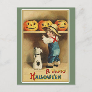 Vintage Halloween Briefkaart