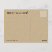 Vintage Halloween Briefkaart (Achterkant)