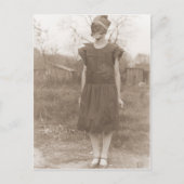 Vintage Halloween Briefkaart (Voorkant)