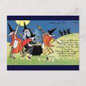 Vintage Halloween Briefkaart (Voorkant)