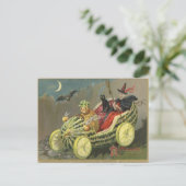 Vintage Halloween Briefkaart (Staand voorkant)