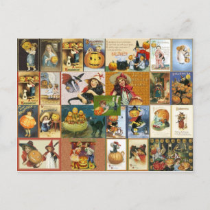 Vintage Halloween Briefkaart
