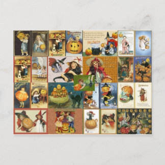 Vintage Halloween Briefkaart