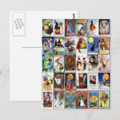 Vintage Halloween Briefkaart (Voorkant / Achterkant)
