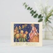 Vintage Halloween Briefkaart (Staand voorkant)