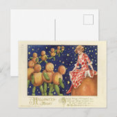 Vintage Halloween Briefkaart (Voorkant / Achterkant)