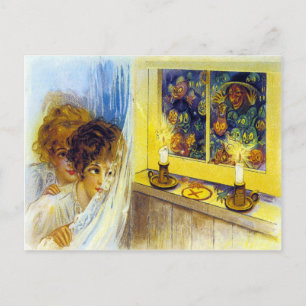 Vintage Halloween Briefkaart