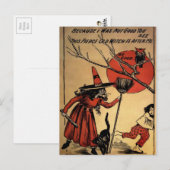 Vintage Halloween Briefkaart (Voorkant / Achterkant)