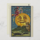 Vintage Halloween Briefkaart (Voorkant / Achterkant)