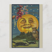 Vintage Halloween Briefkaart (Voorkant)