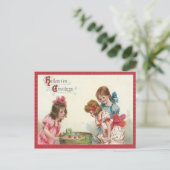 Vintage Halloween Briefkaart (Staand voorkant)