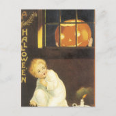 Vintage Halloween Briefkaart (Voorkant)