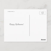 Vintage Halloween Briefkaart (Achterkant)