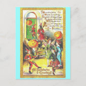 Vintage Halloween Briefkaart (Voorkant)