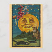 Vintage Halloween Briefkaart (Voorkant)