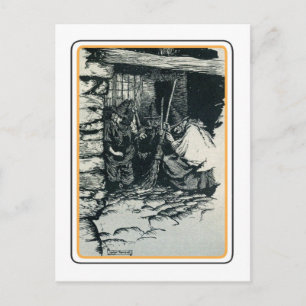 Vintage Halloween Briefkaart