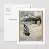 Vintage Halloween Briefkaart (Voorkant / Achterkant)