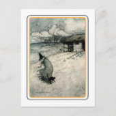 Vintage Halloween Briefkaart (Voorkant)