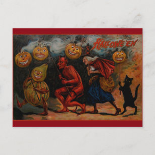 Vintage Halloween Briefkaart, Raphael Tuck 1909 Briefkaart