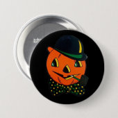 Vintage Halloween Button (Voorkant /achterkant)