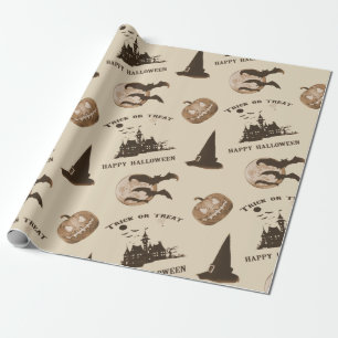 Vintage Halloween Cadeaupapier