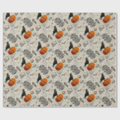 Vintage Halloween Cadeaupapier (Vlak)