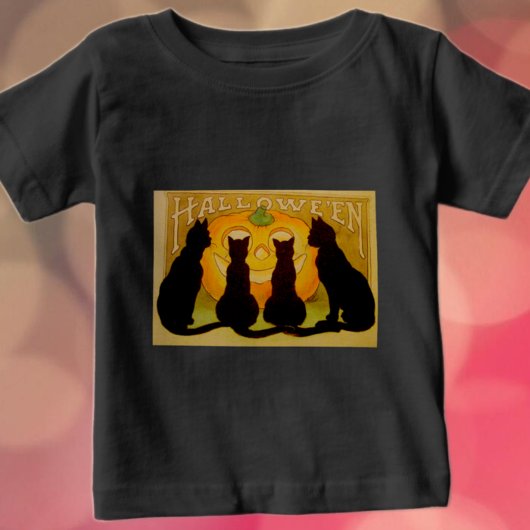 Vintage Halloween Cats en Jack O'Lantern