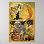Vintage Halloween Collage Poster (Voorkant)
