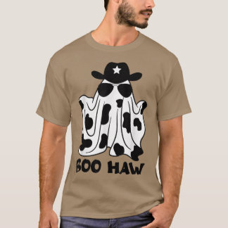 Vintage Halloween Costume Western Boo Haw Ghost Sp T-shirt