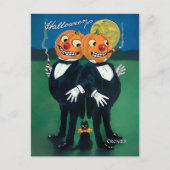 Vintage Halloween Cronies Briefkaart (Voorkant)