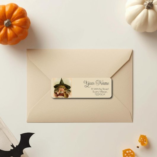 vintage Halloween cutie Etiket