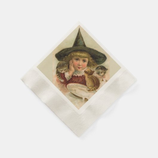 vintage Halloween cutie Servetten (Hoek)