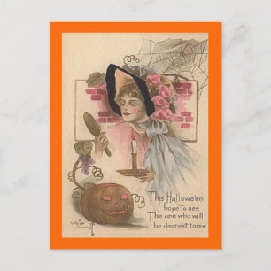 Vintage Halloween Dearest Briefkaart