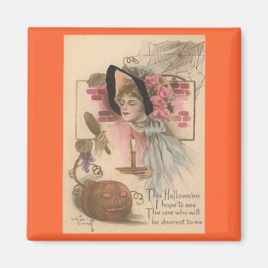 Vintage Halloween Dearest Magneet (Voorkant)