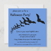 Vintage Halloween, eng gehakt huis en heks Kaart (Achterkant)