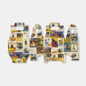 Vintage Halloween Ephemera Bedankdoosjes (Uitgevouwen)