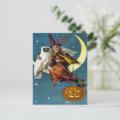 Vintage Halloween Ephemera Briefkaart (Staand voorkant)