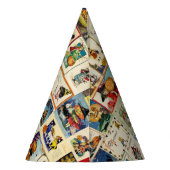 Vintage Halloween Ephemera Feesthoedjes (Achterkant)