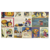 Vintage Halloween Ephemera Kussensloop (Voorkant-Links)