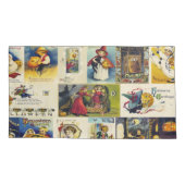 Vintage Halloween Ephemera Kussensloop (Achterkant-Links)