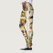 Vintage Halloween Ephemera Leggings (Links)